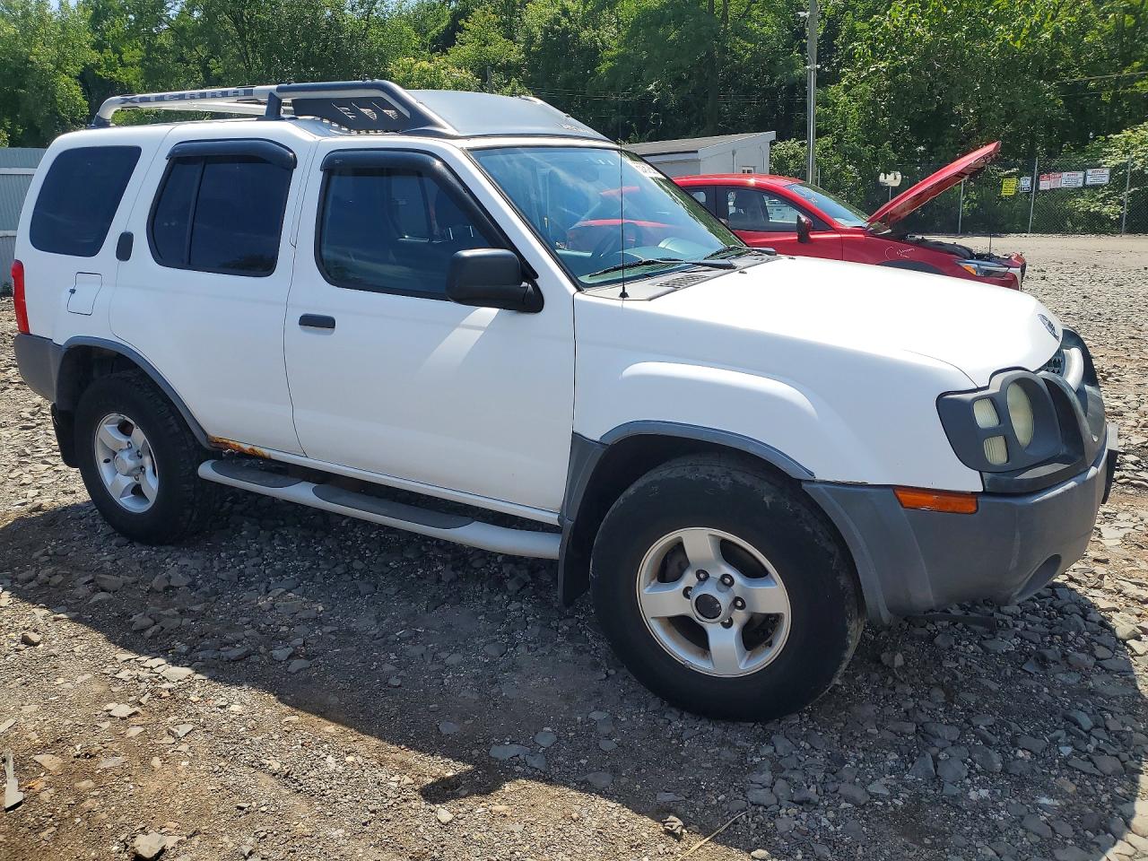 2004 Nissan Xterra Xe White vin: 5N1ED28Y14C613048