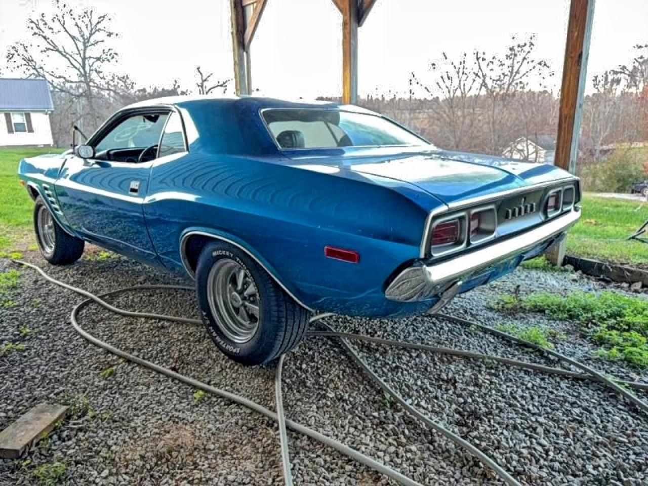 1972 Dodge Challenger Blue vin: JH23G2B406106