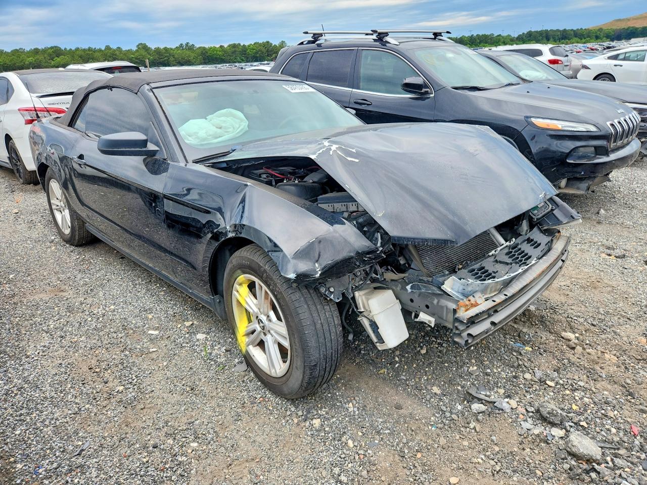 2014 Ford Mustang Black vin: 1ZVBP8EM1E5307036