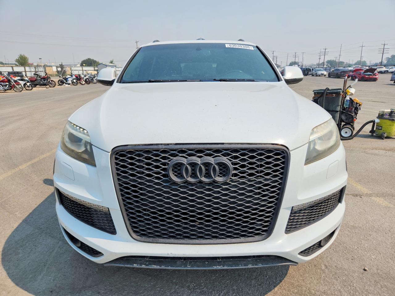 2013 Audi Q7 Prestige White vin: WA1DGAFE5DD002129