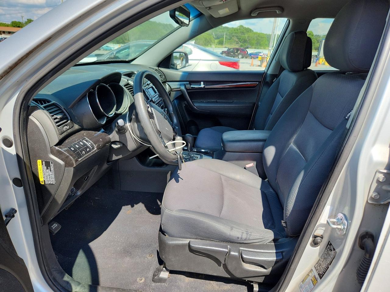 2012 Kia Sorento Lx Silver vin: 5XYKT3A64CG269914