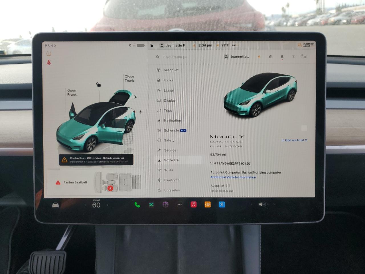 2023 Tesla Model Y Черный vin: 7SAYGAEE2PF740429