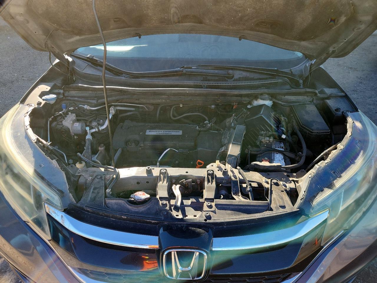 2015 Honda Cr-v Lx Gray vin: 2HKRM3H33FH510317