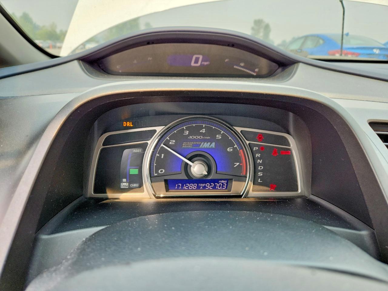 2009 Honda Civic Hybrid White vin: JHMFA362X9S013310