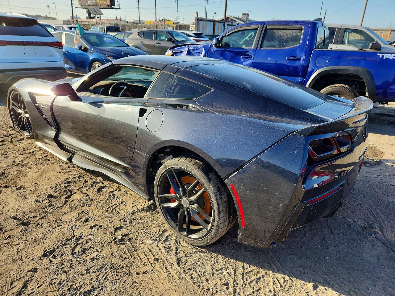 2015 Chevrolet Corvette Stingray 2lt Gray vin: 1G1YC2D78F5109386
