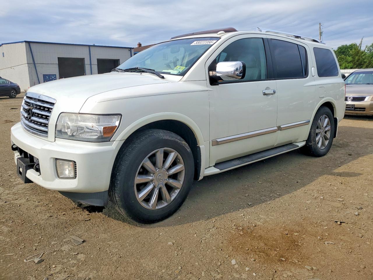 2010 Infiniti Qx56 Base White vin: 5N3ZA0NE5AN909027
