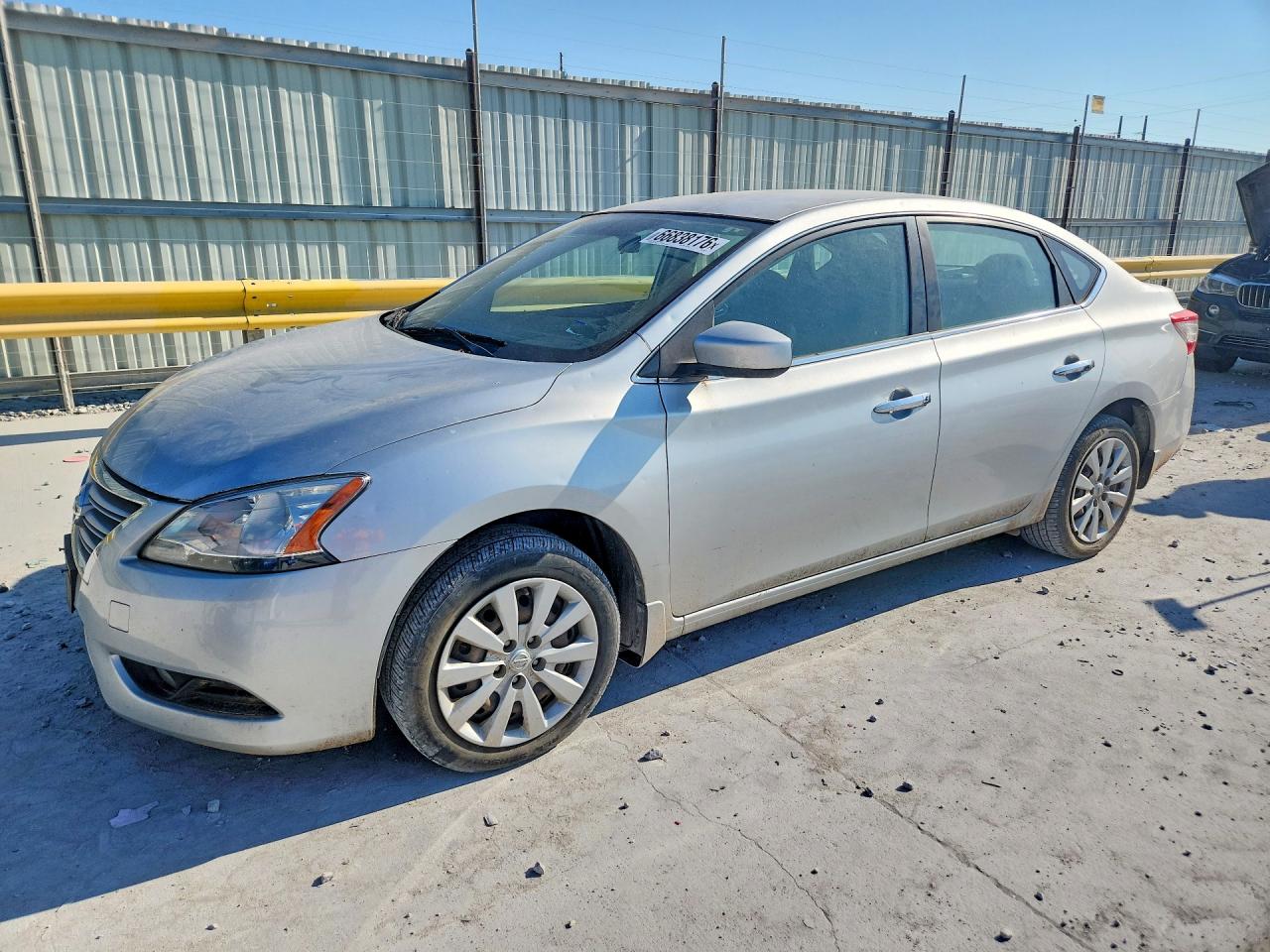 2014 Nissan Sentra Sv Silver vin: 3N1AB7AP0EY263978