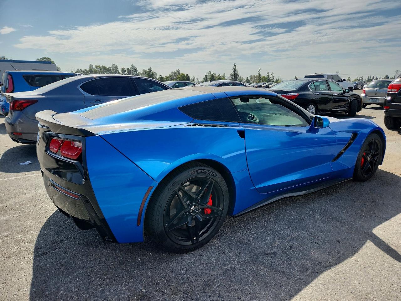 2014 Chevrolet Corvette Stingray 3lt Blue vin: 1G1YF2D74E5124909