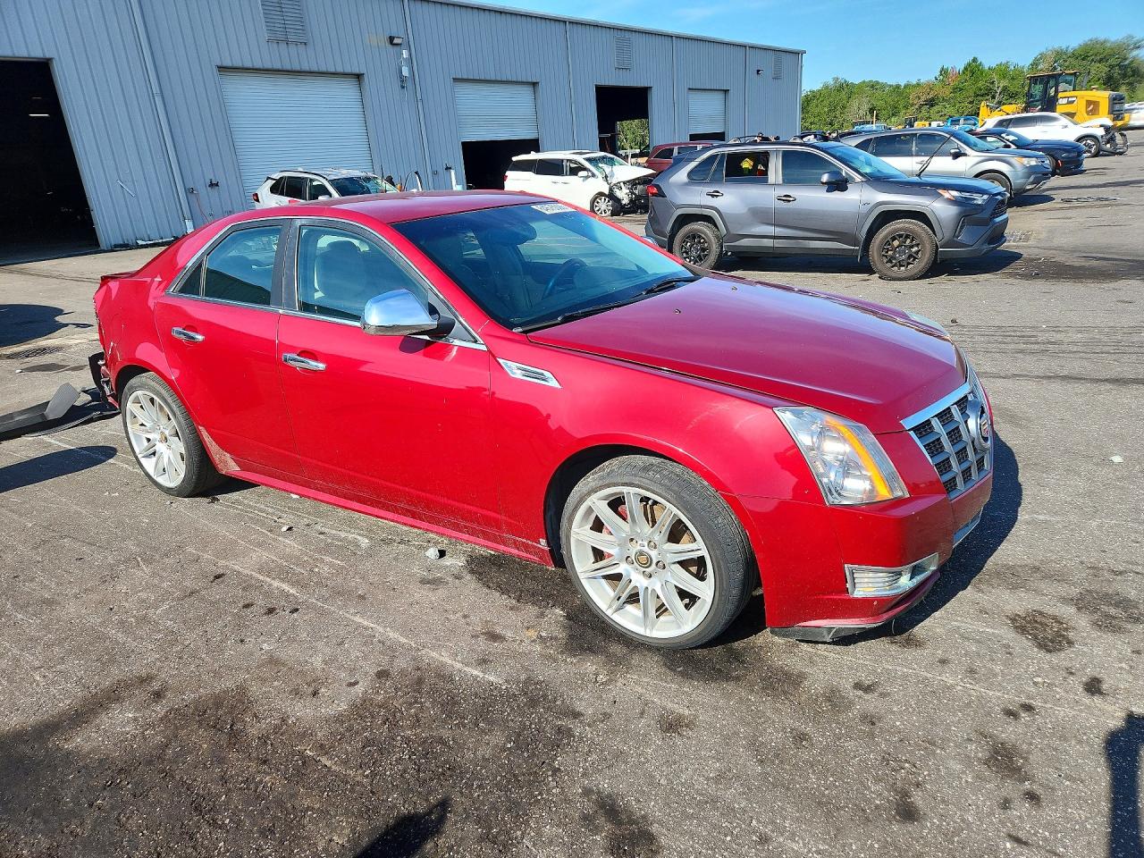 2010 Cadillac Cts Luxury Collection Red vin: 1G6DE5EG1A0114289