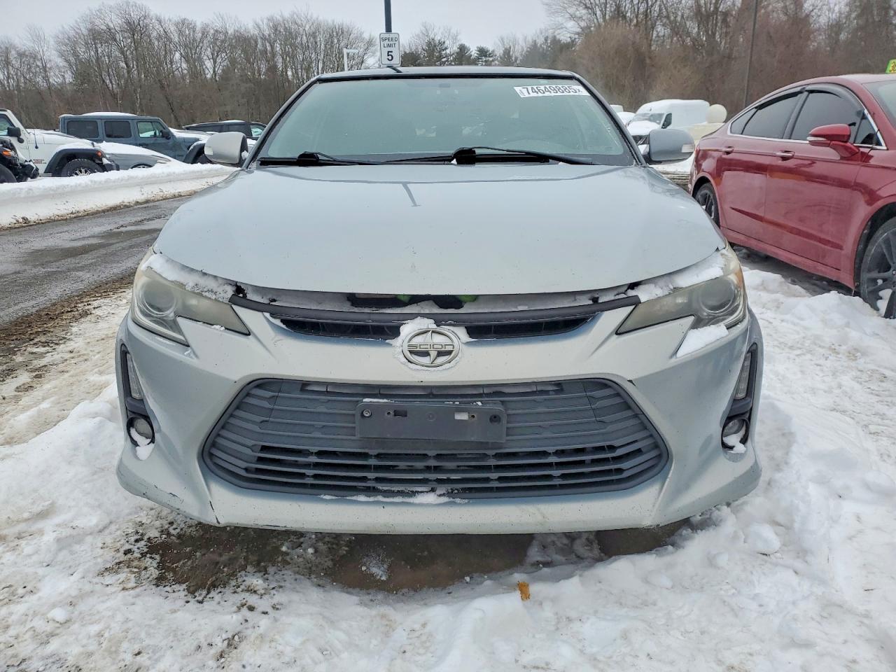 2014 Toyota Scion Tc Silver vin: JTKJF5C76E3074658