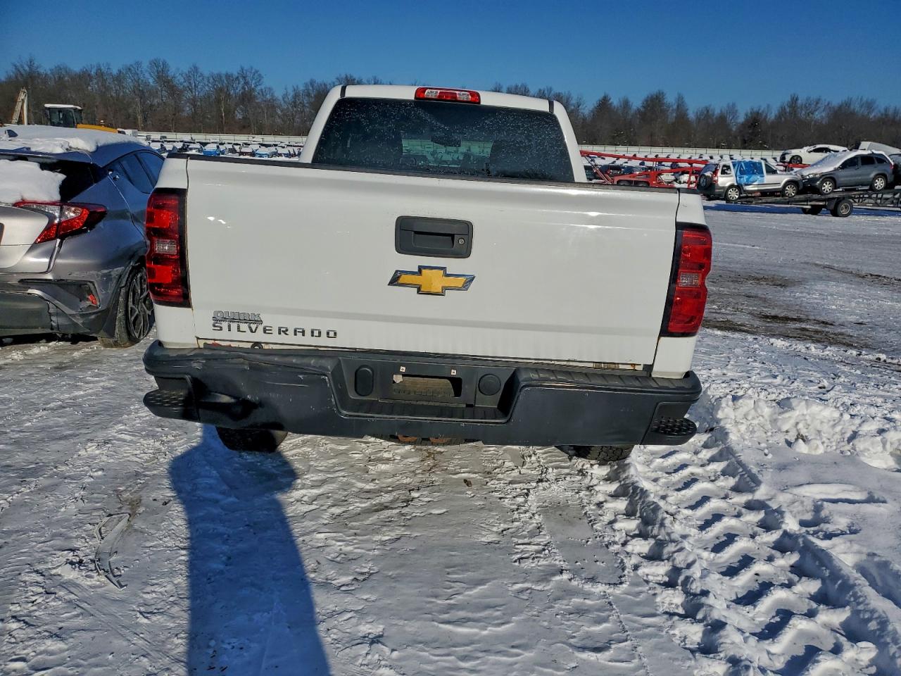 2014 Chevrolet Silverado K1500 White vin: 1GCVKPEH7EZ120002