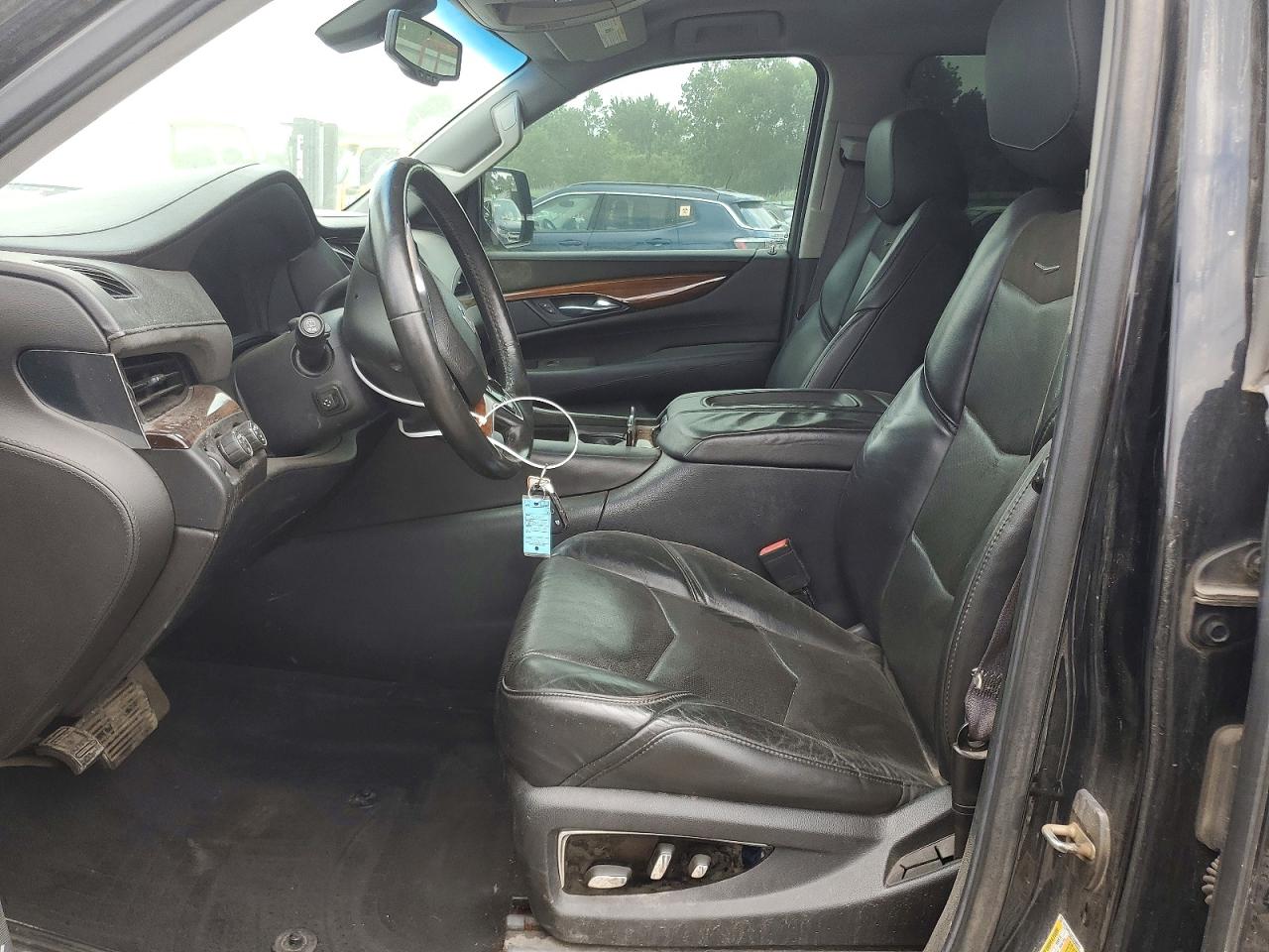 2015 Cadillac Escalade Esv Black vin: 1GYS4RKJXFR590620