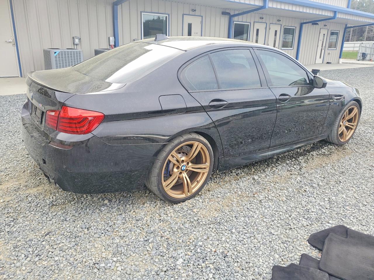 2014 Bmw M5 Black vin: WBSFV9C5XED097613