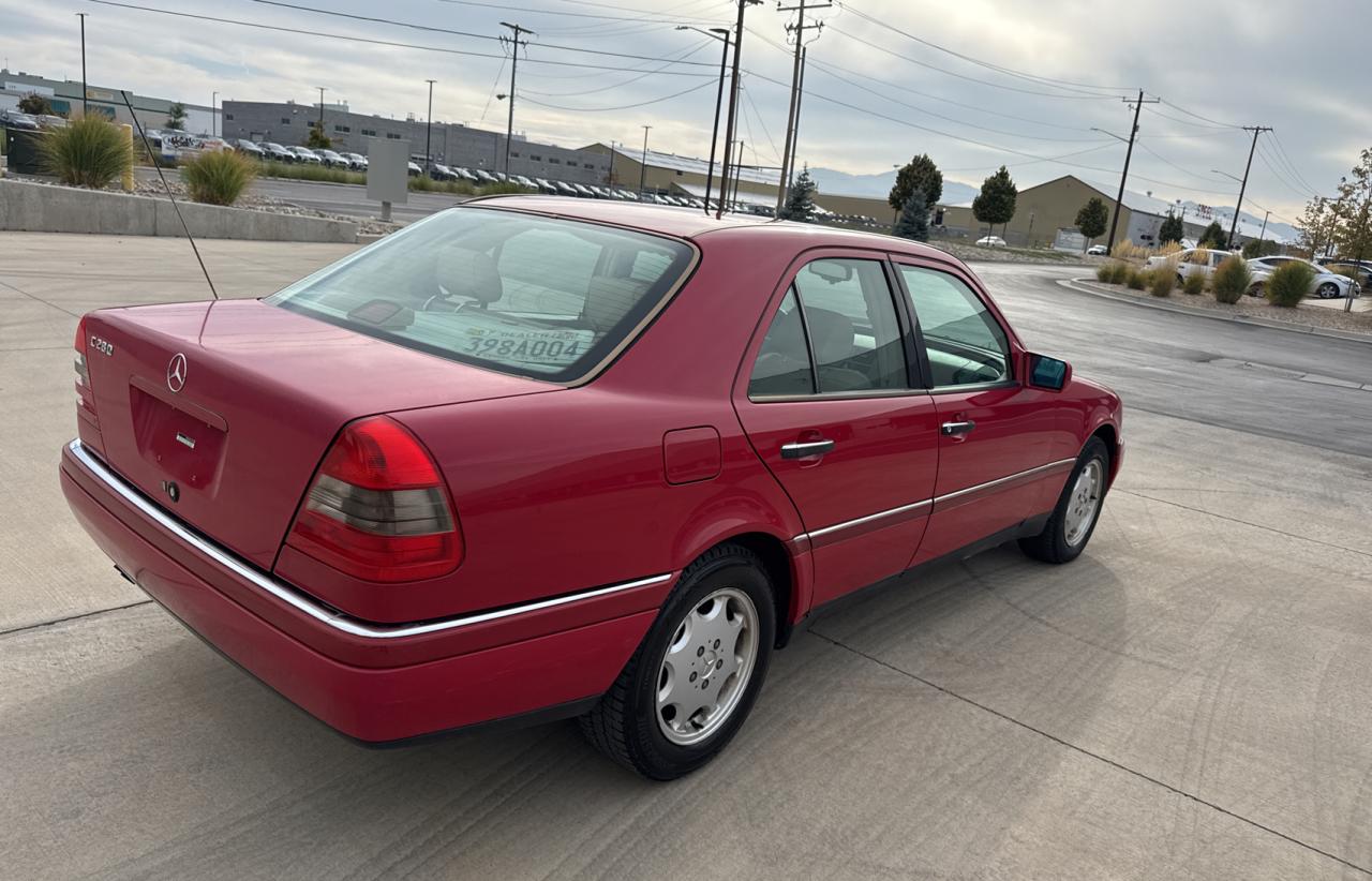 1997 Mercedes-benz C 280 Red vin: WDBHA28E2VF544238