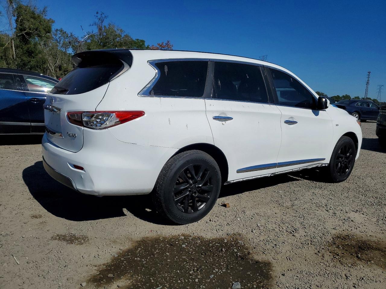 2014 Infiniti Qx60 White vin: 5N1AL0MN1EC506066