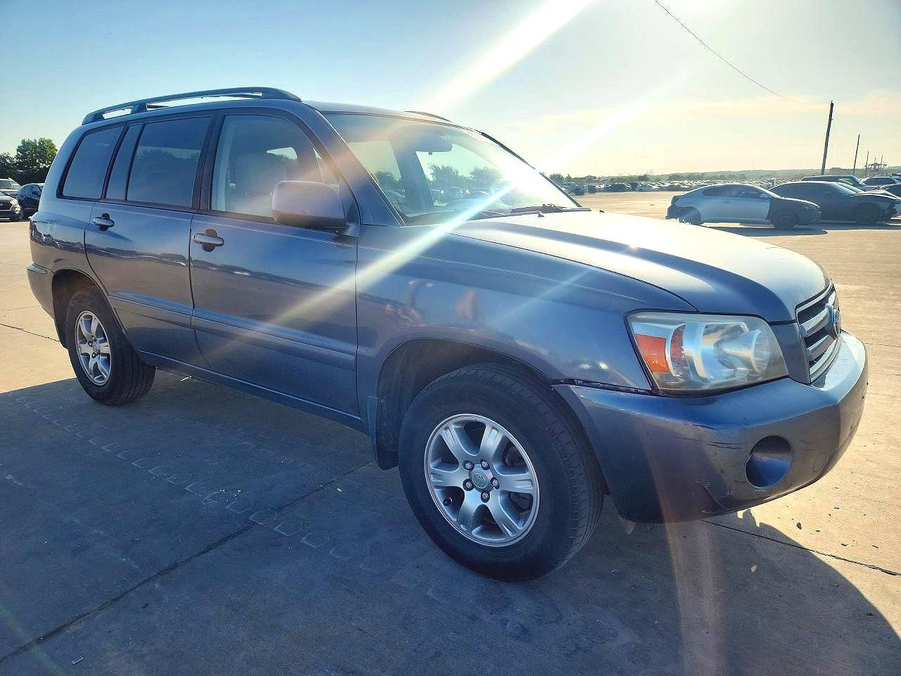 2006 Toyota Highlander Limited Blue vin: JTEGP21A760097943