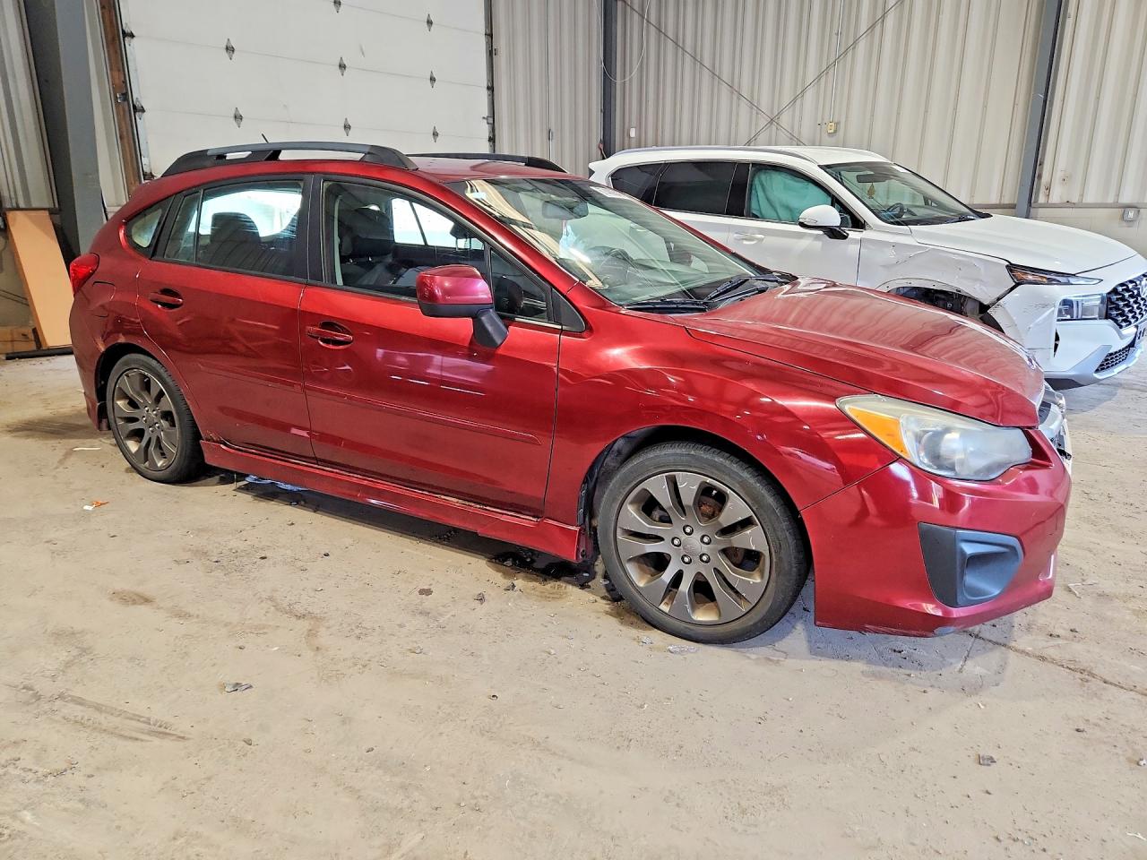 2012 Subaru Impreza Sport Premium Maroon vin: JF1GPAL67CH247320
