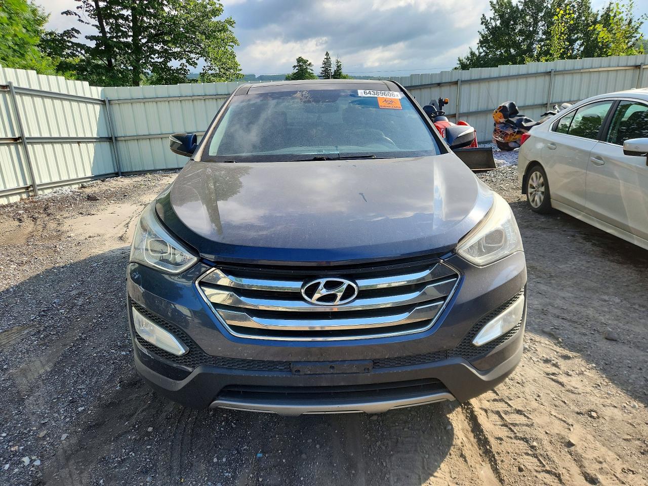 2013 Hyundai Santa Fe Sport 2.4l Gray vin: 5XYZU3LB9DG096737