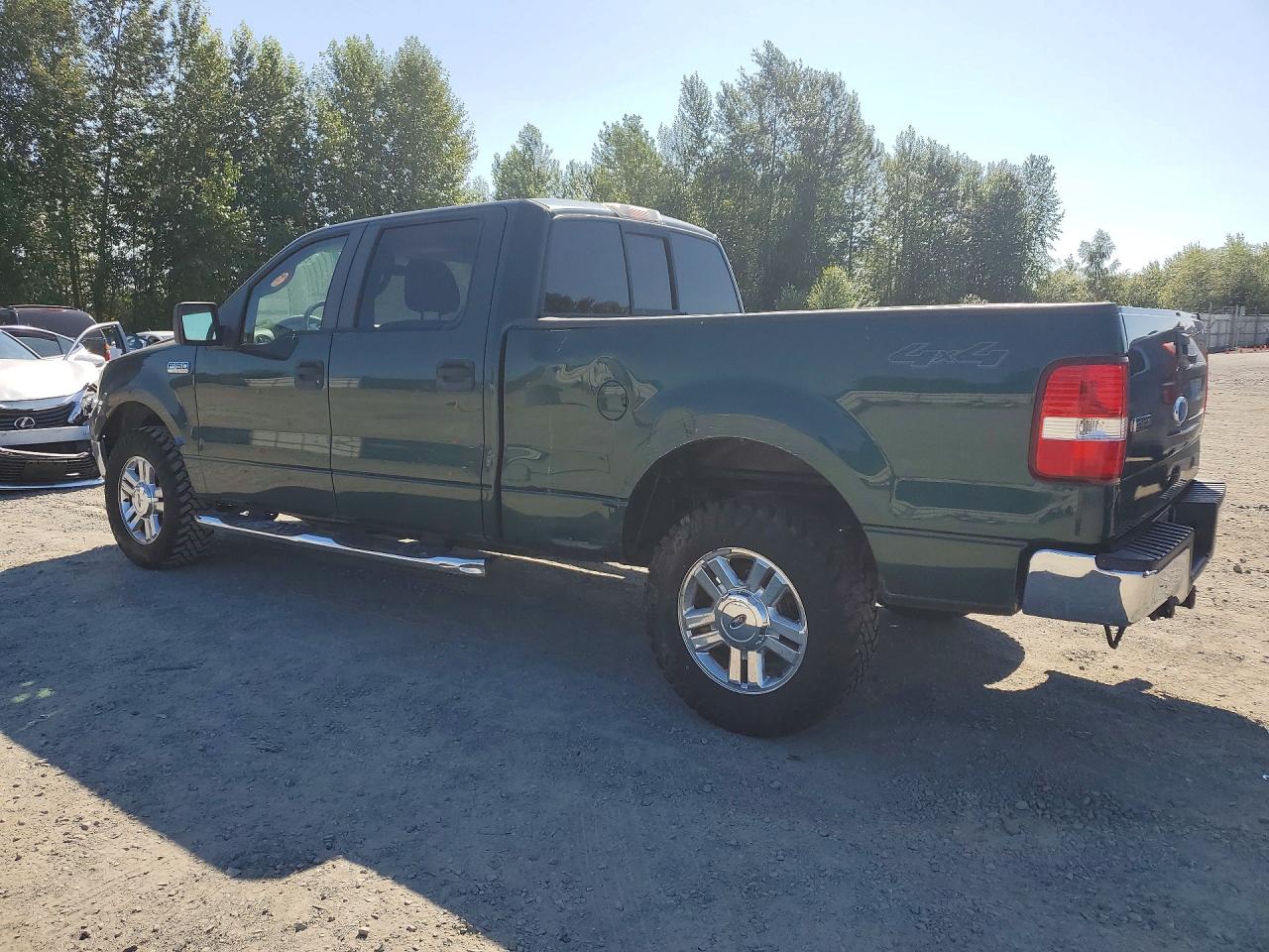 2008 Ford F150 Supercrew Green vin: 1FTPW14V98KD61395