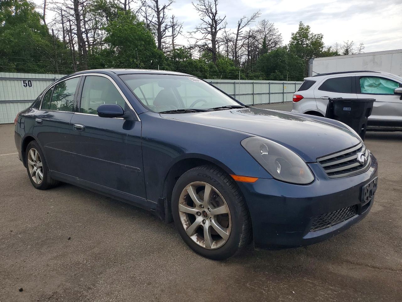 2006 Infiniti G35 X Blue vin: JNKCV51F86M608606