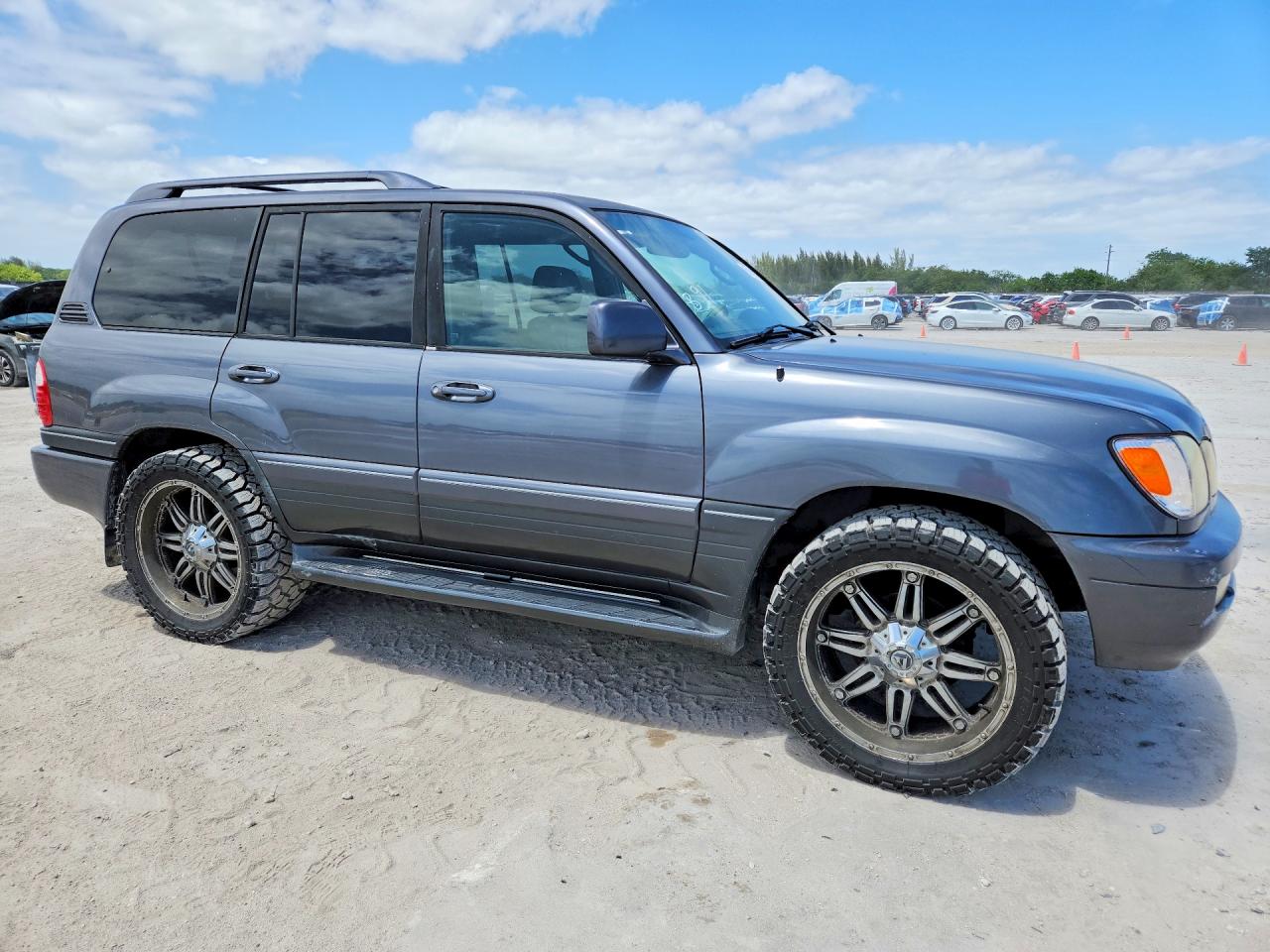 2005 Lexus Lx 470 Gray vin: JTJHT00W453549086