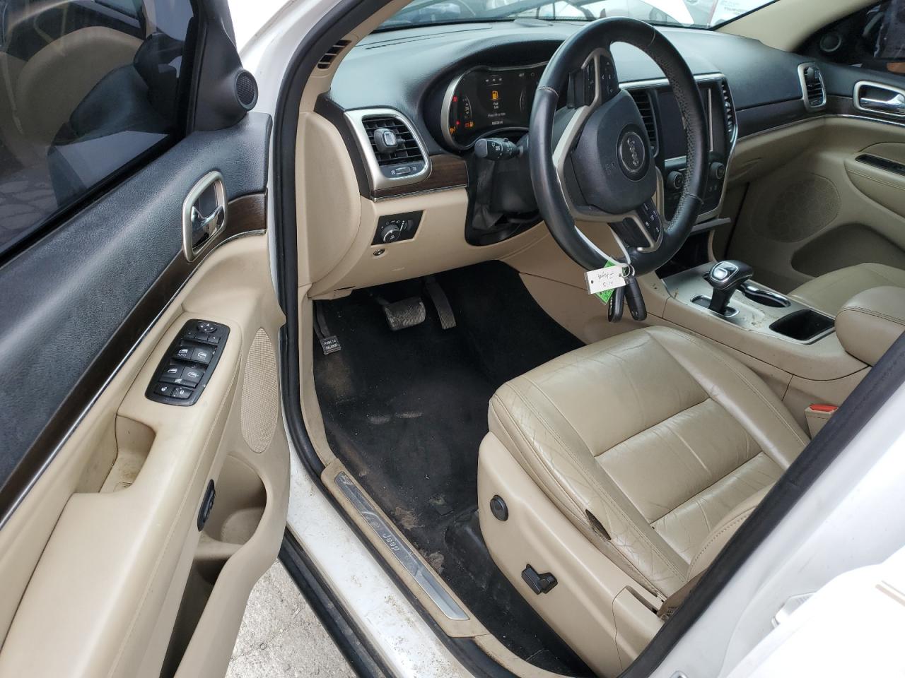 2014 Jeep Grand Cherokee Limited White vin: 1C4RJEBG1EC303385