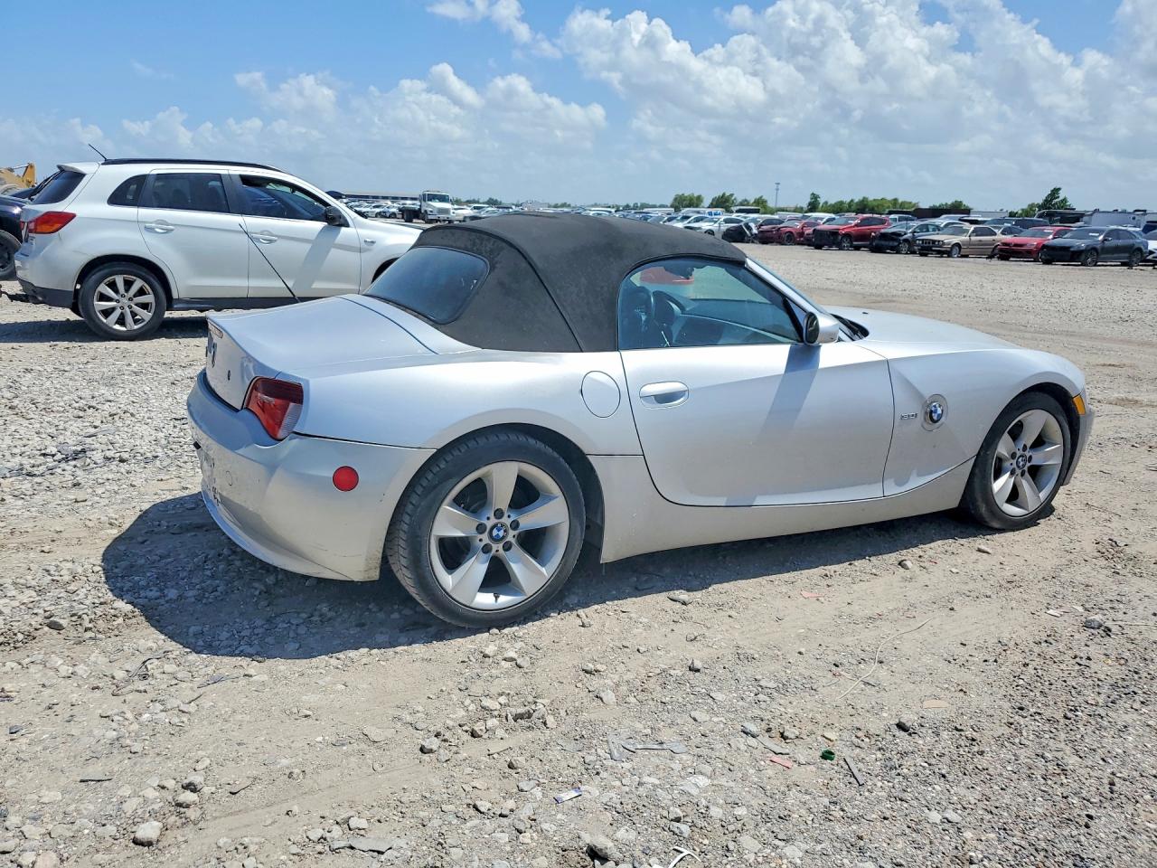 2006 Bmw Z4 3.0 Silver vin: 4USBU33526LW67952