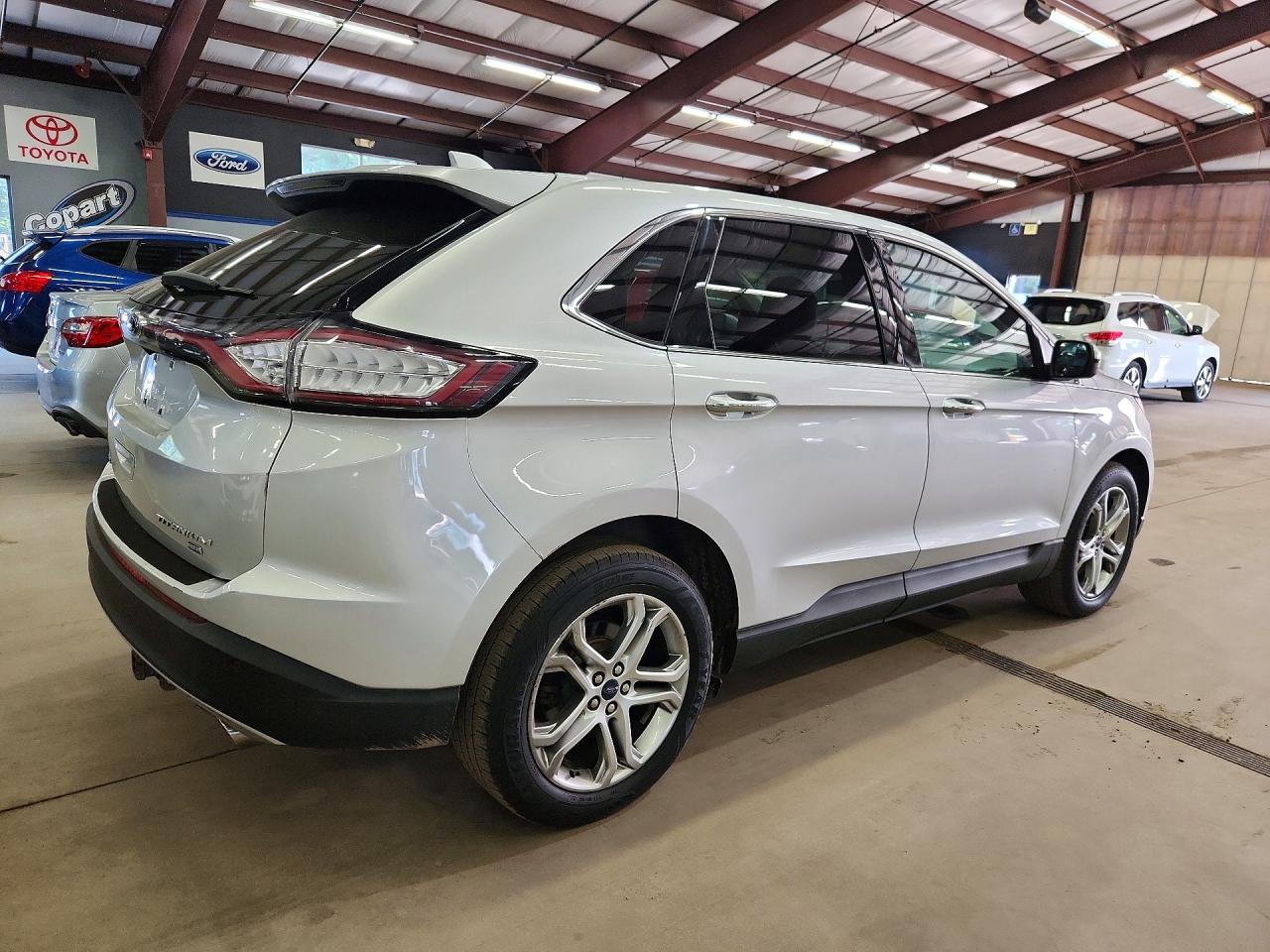 2015 Ford Edge Titanium Silver vin: 2FMTK4K98FBB42996