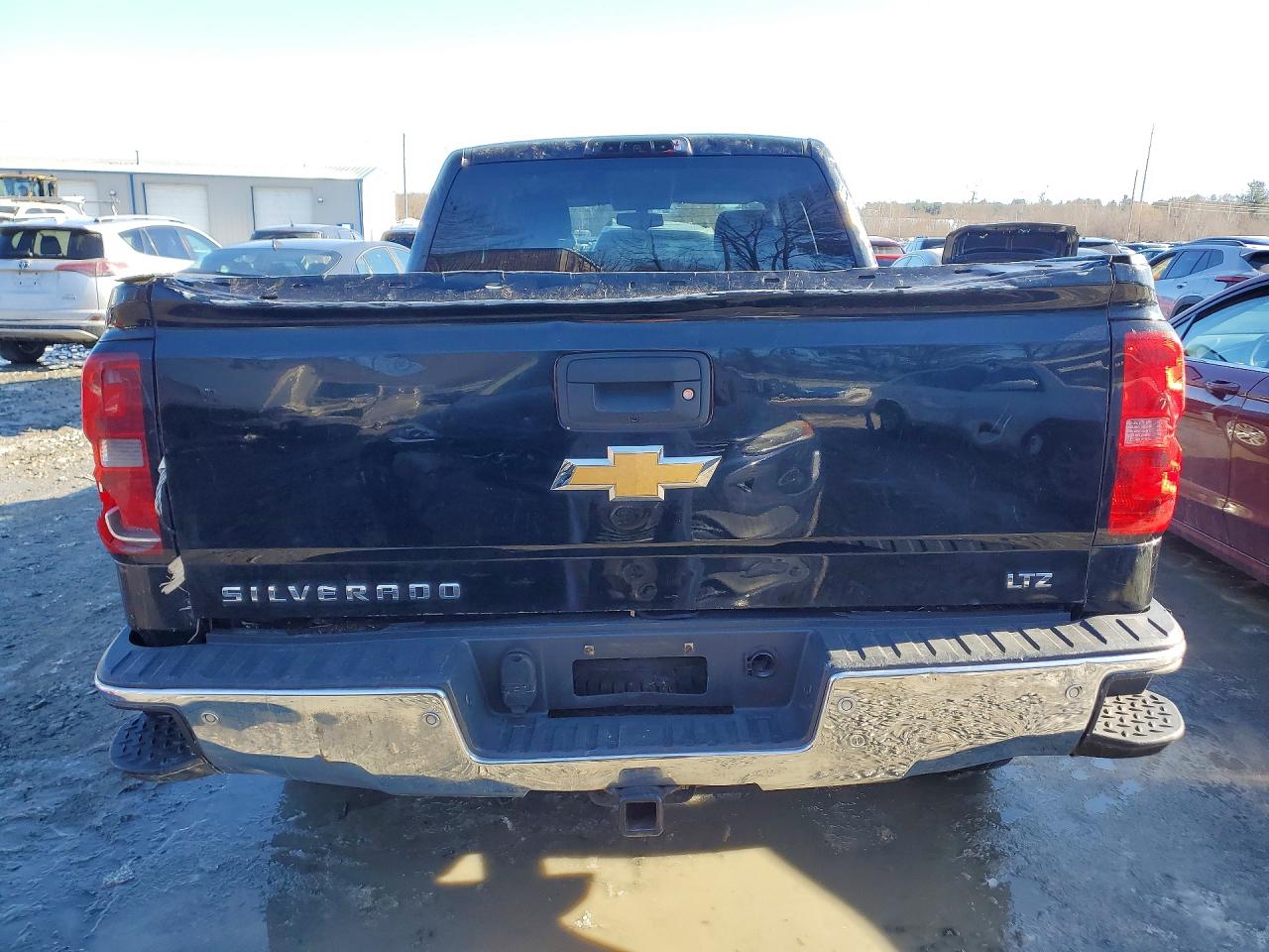 2014 Chevrolet Silverado K1500 Ltz Black vin: 1GCVKSECXEZ200580