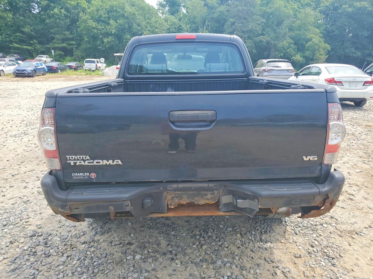 2010 Toyota Tacoma Access Cab Black vin: 5TEUU4EN8AZ697808