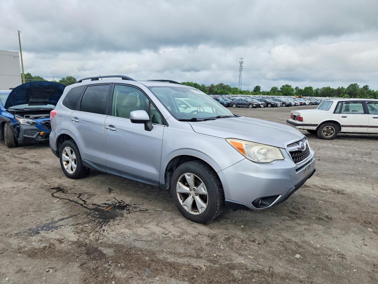 2015 Subaru Forester 2.5i Limited Silver vin: JF2SJAHC4FH476466