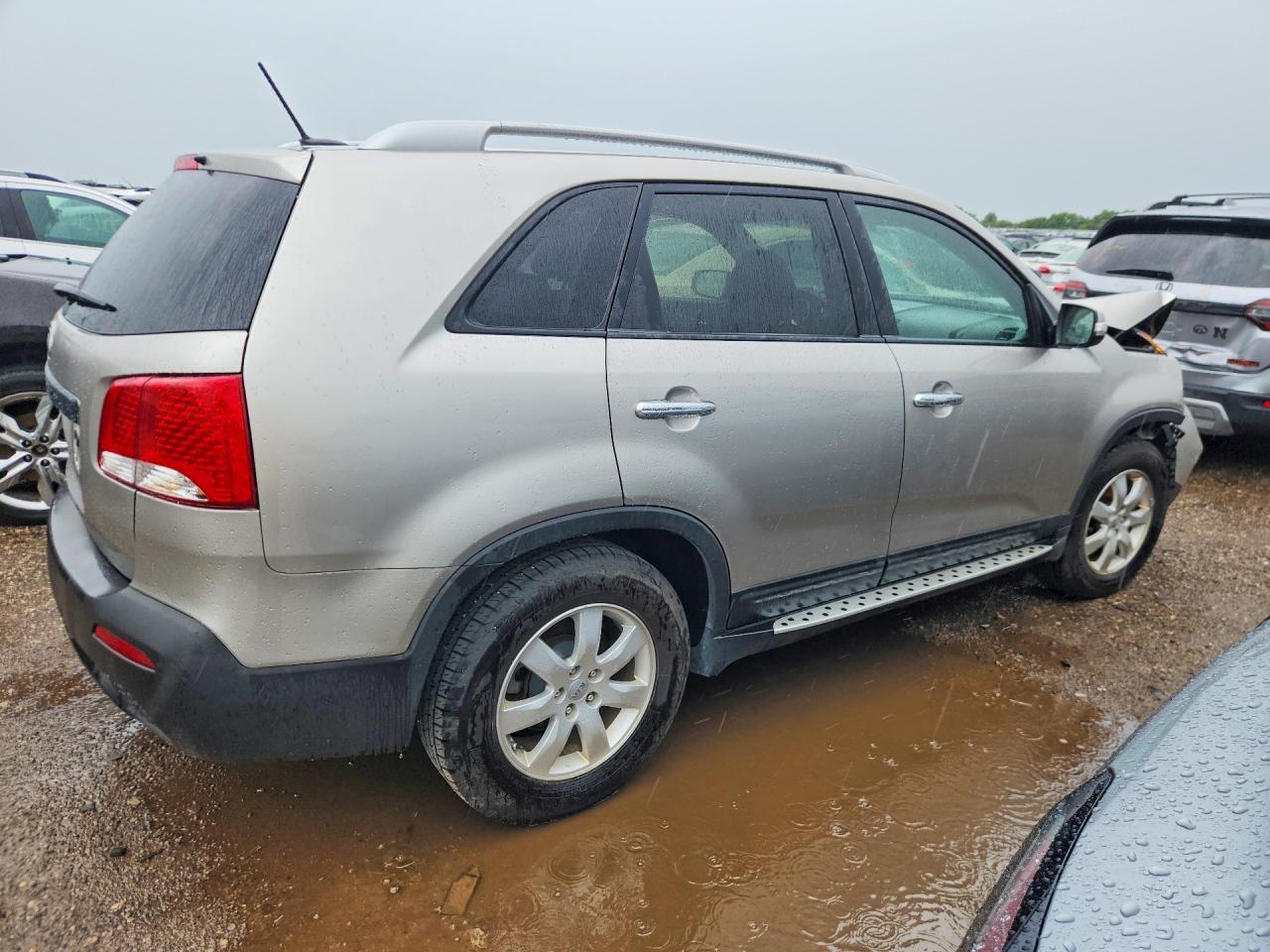 2013 Kia Sorento Lx Silver vin: 5XYKT4A60DG361481