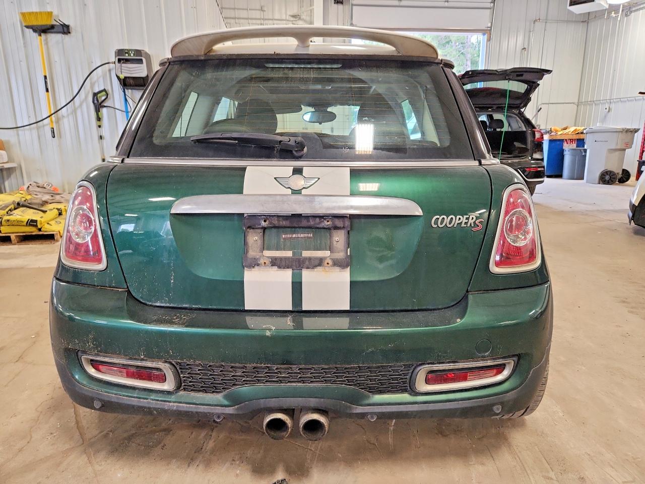 2012 Mini Cooper S Зеленый vin: WMWSV3C5XCTY29855