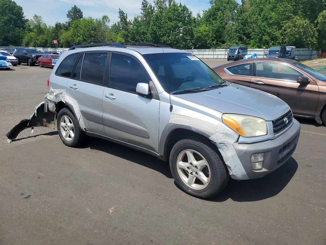 2001 Toyota Rav4 Base Gray vin: JTEHH20V510024326