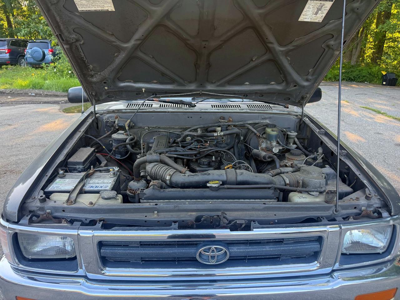 1993 Toyota Pickup Deluxe Gray vin: 4TARN13P1PZ149493