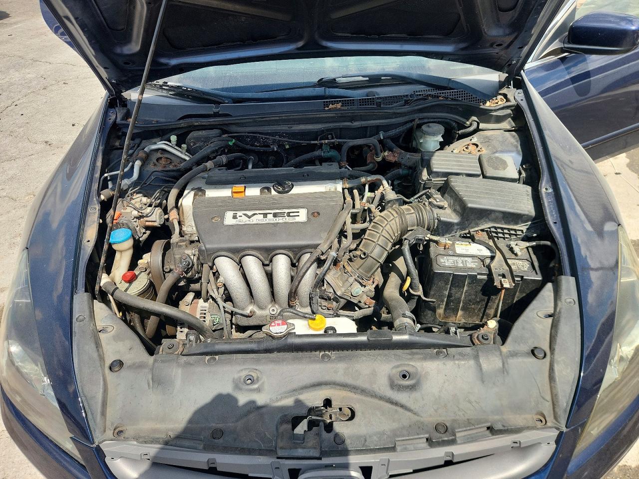 2007 Honda Accord Ex Синий vin: 1HGCM56817A094665