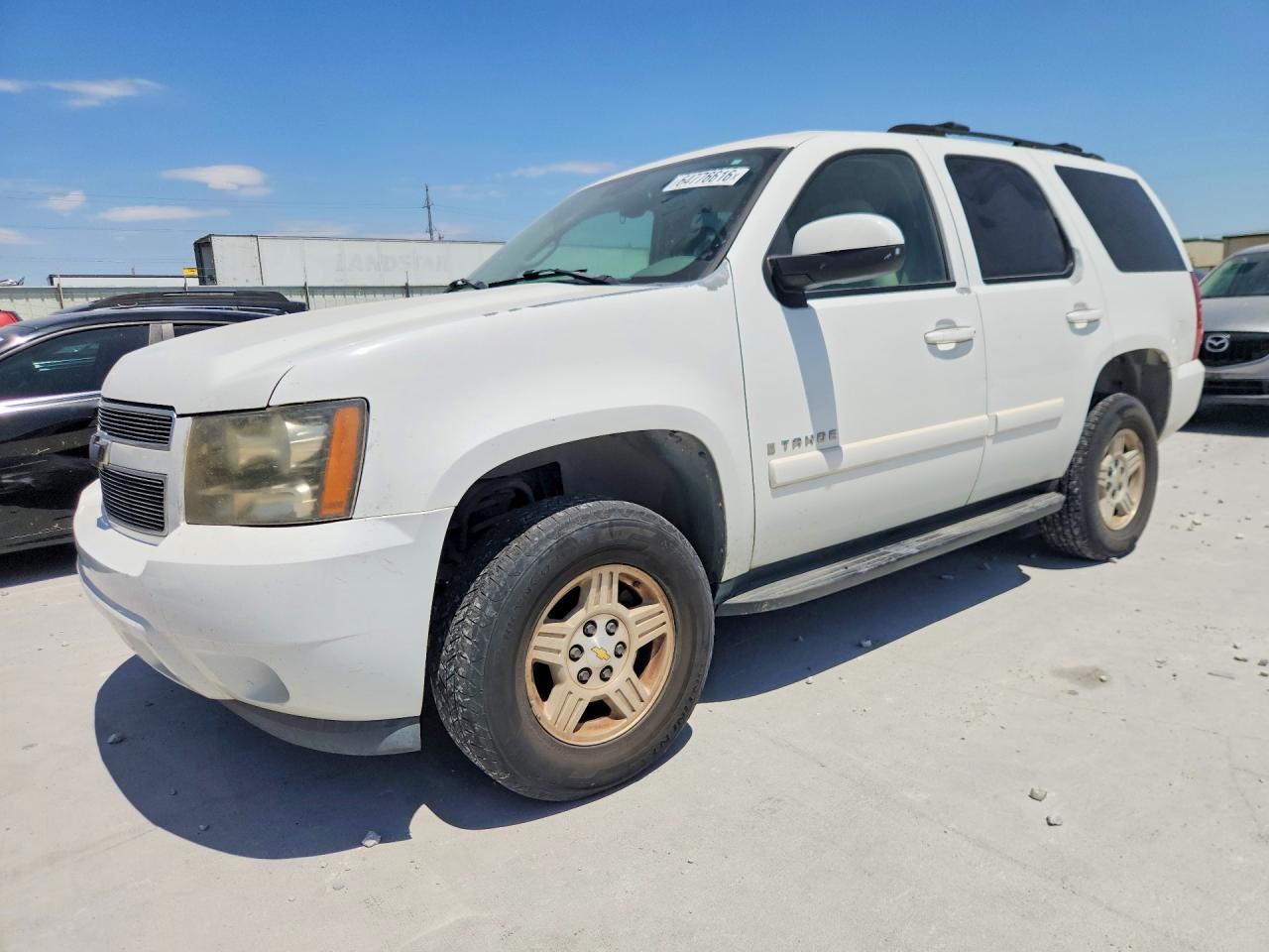 2007 Chevrolet Tahoe C1500 White vin: 1GNFC130X7J237514