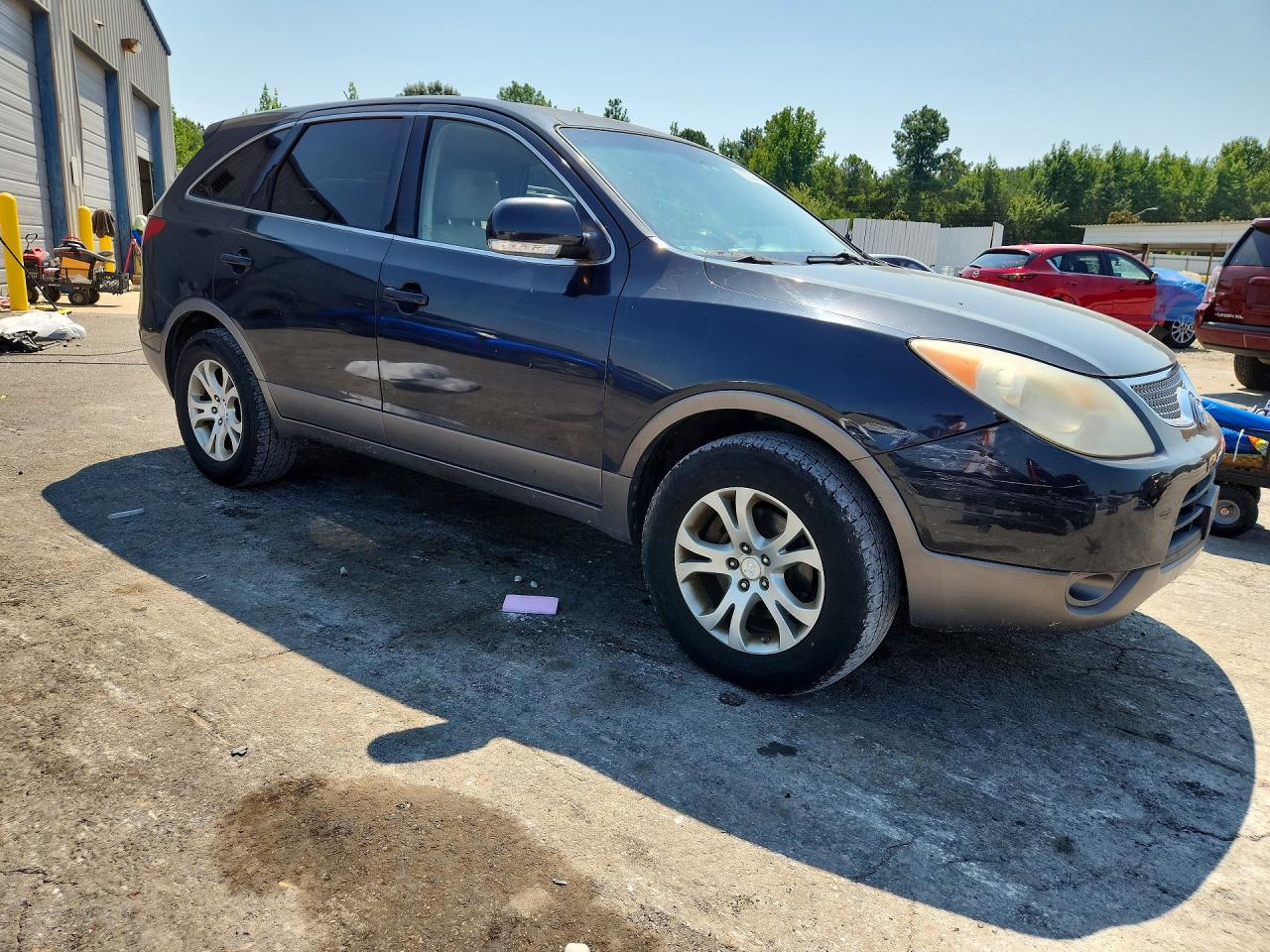 2008 Hyundai Veracruz Gls Синий vin: KM8NU73C28U040489