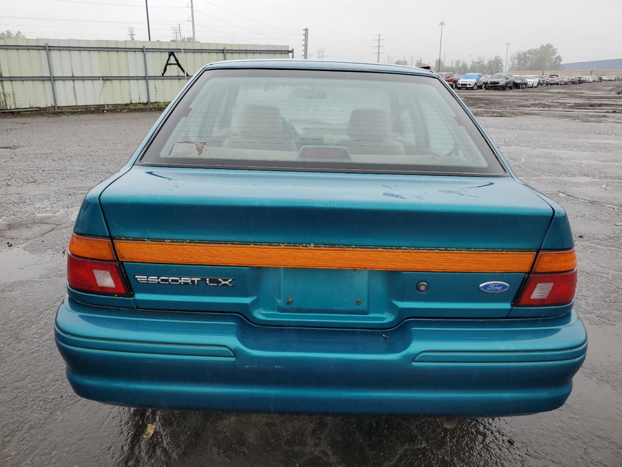 1993 Ford Escort Lx Green vin: 1FAPP14JXPW284026