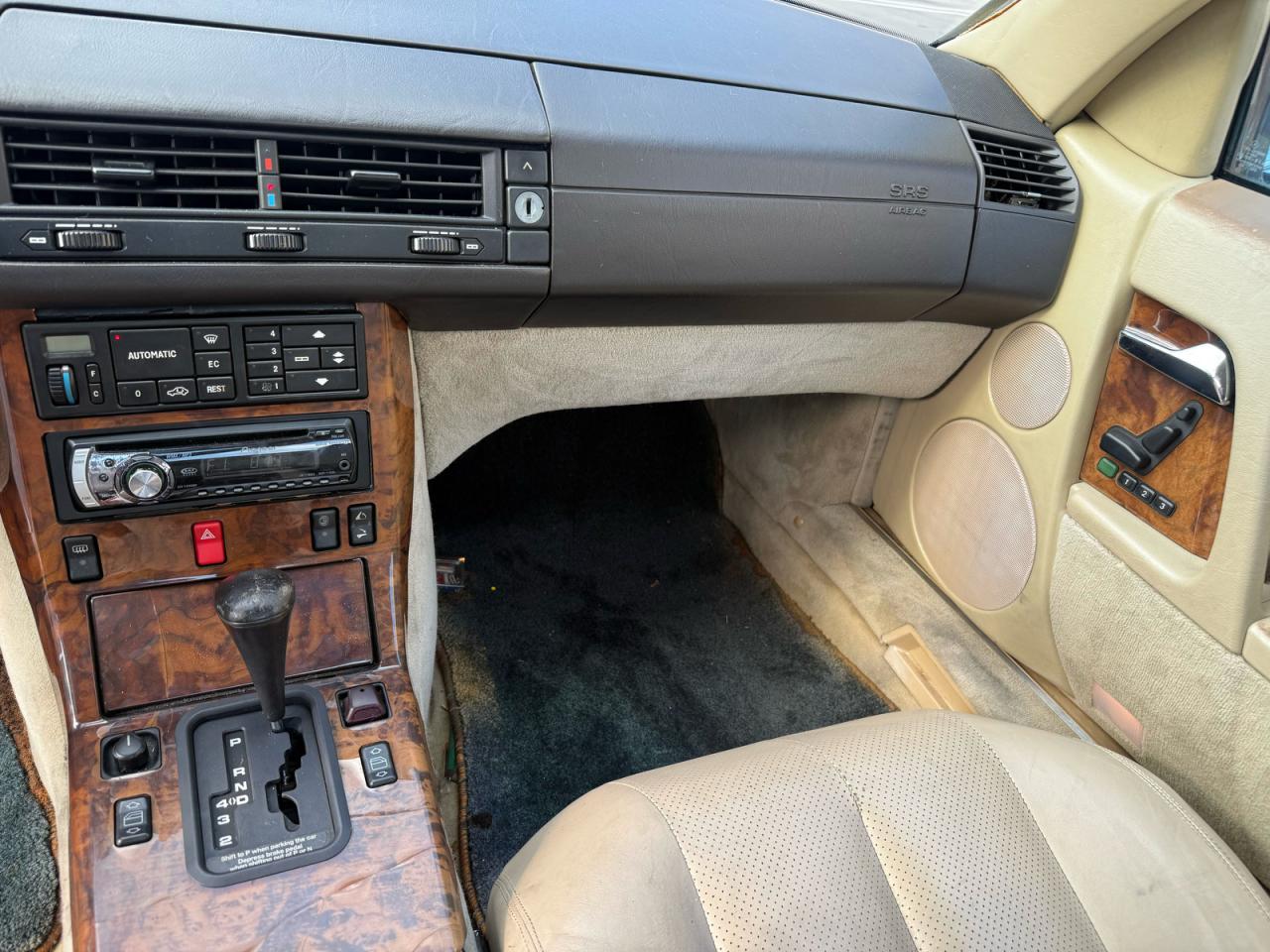 1991 Mercedes-benz 300 Sl Black vin: WDBFA61E6MF018332