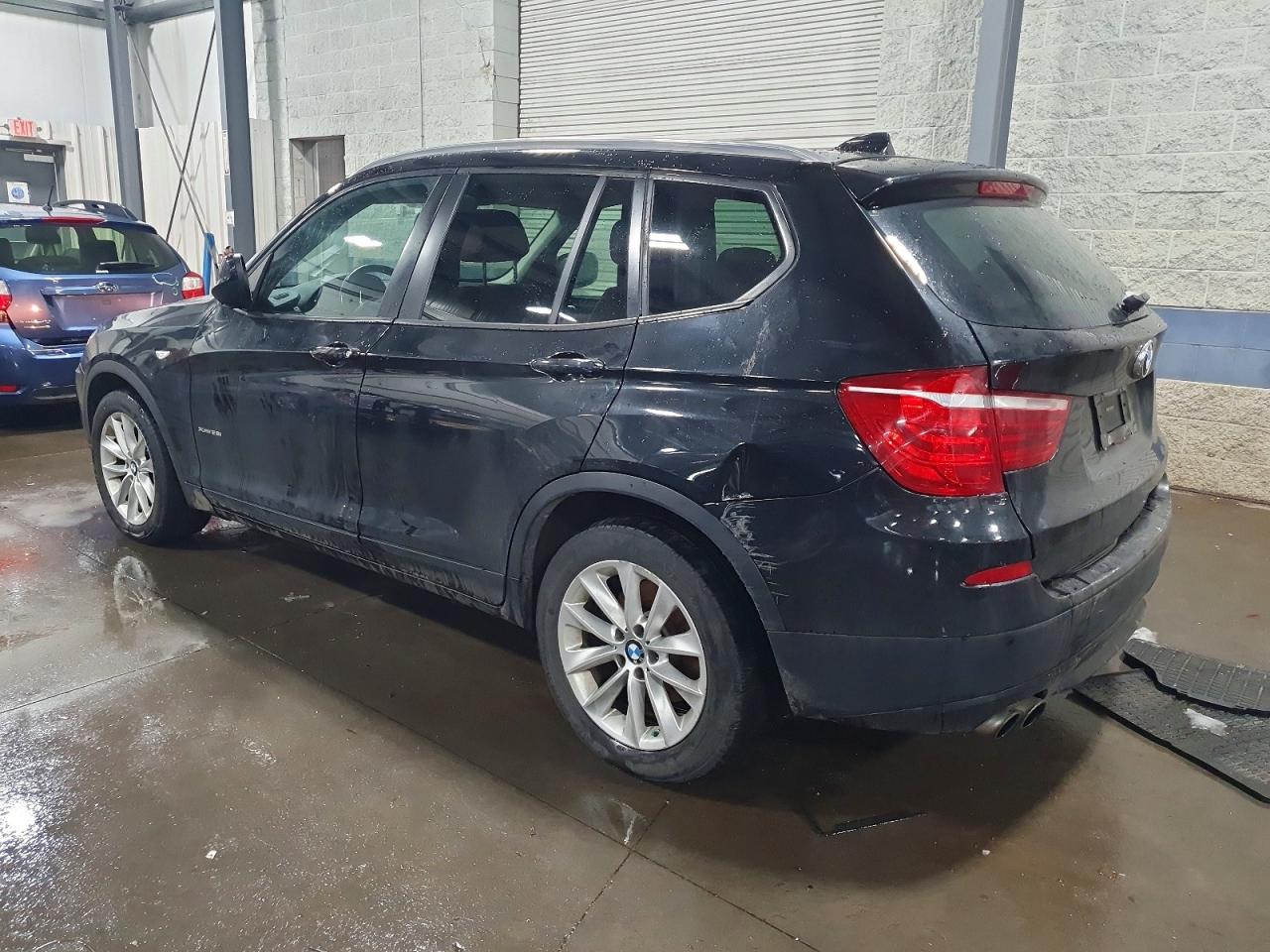 2014 Bmw X3 Black vin: 5UXWX9C58E0D43391