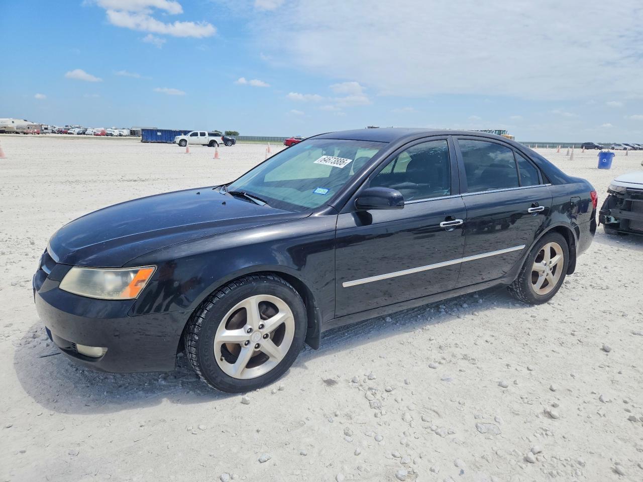2008 Hyundai Sonata Se V6 Black vin: 5NPEU46F18H361443