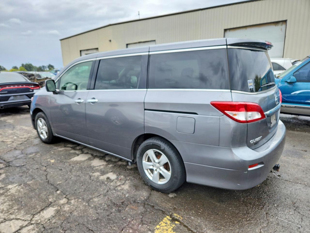 2015 Nissan Quest 3.5 Sv Gray vin: JN8AE2KP0F9121499