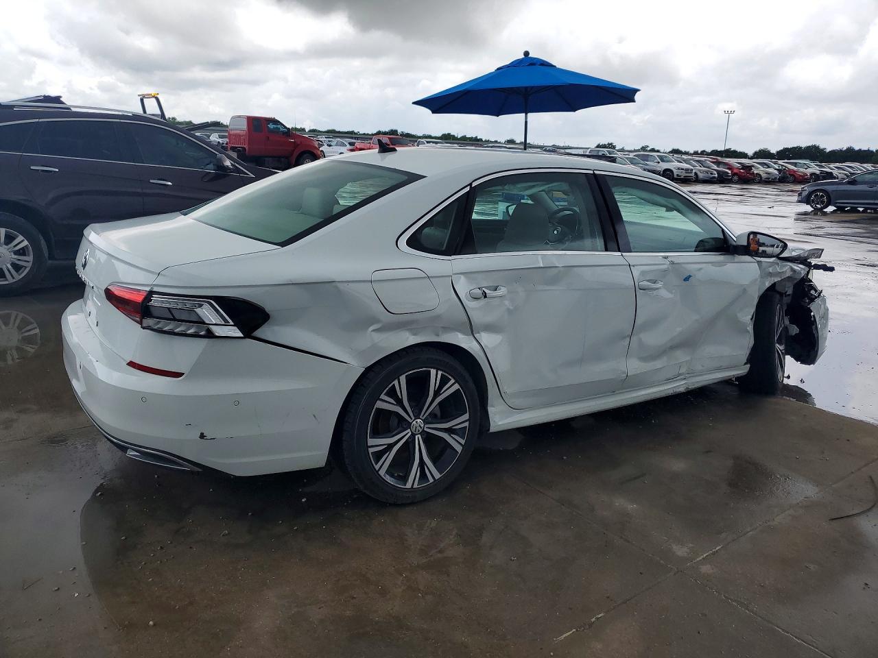 2020 Volkswagen Passat Sel Белый vin: 1VWCA7A34LC002474