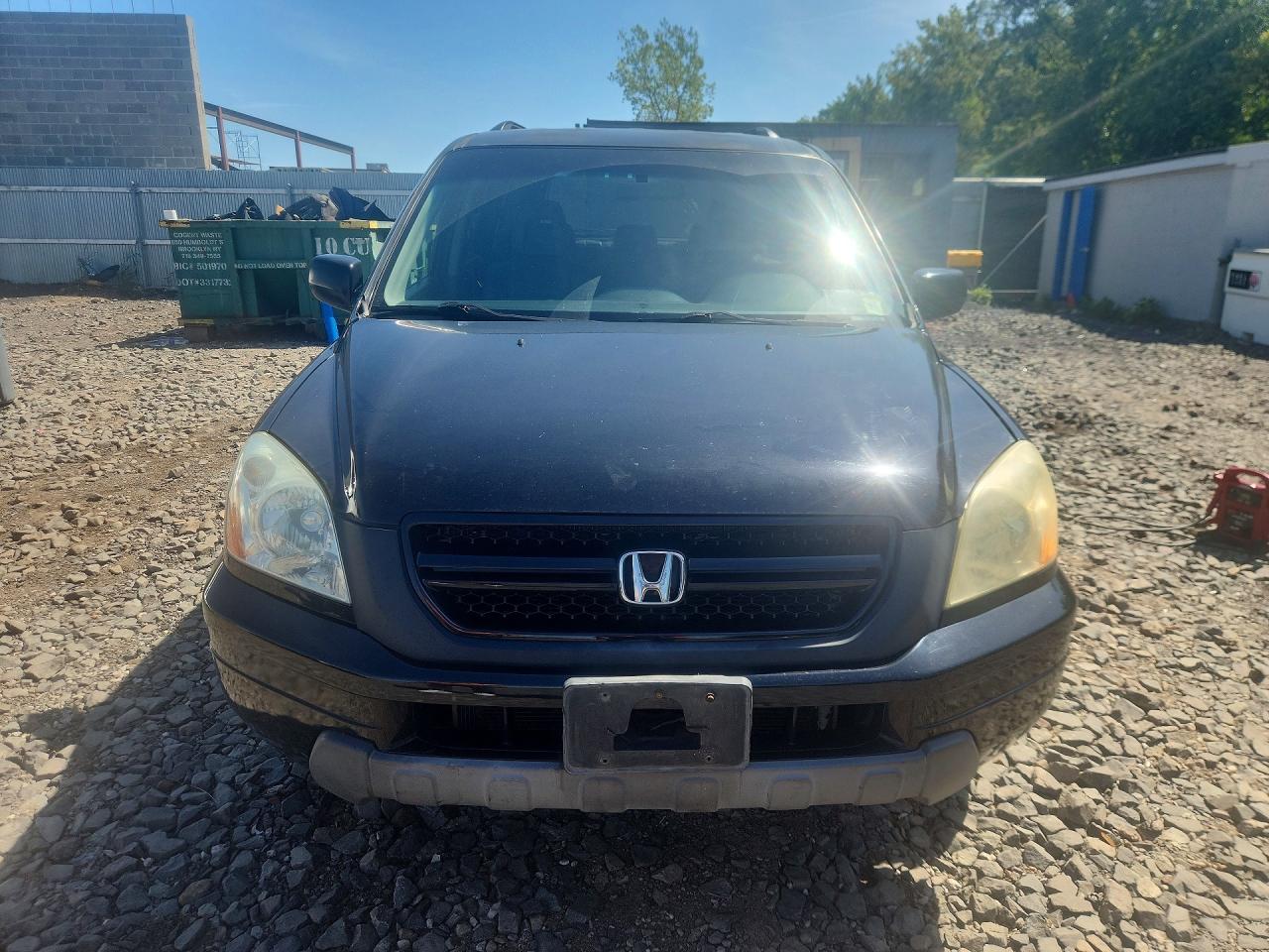 2003 Honda Pilot Exl Black vin: 2HKYF185X3H616299