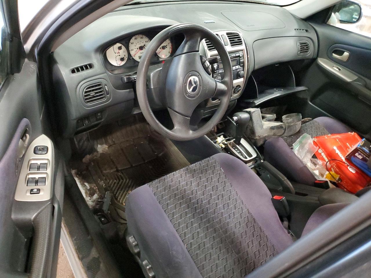 2002 Mazda Protege Dx Silver vin: JM1BJ226621549654