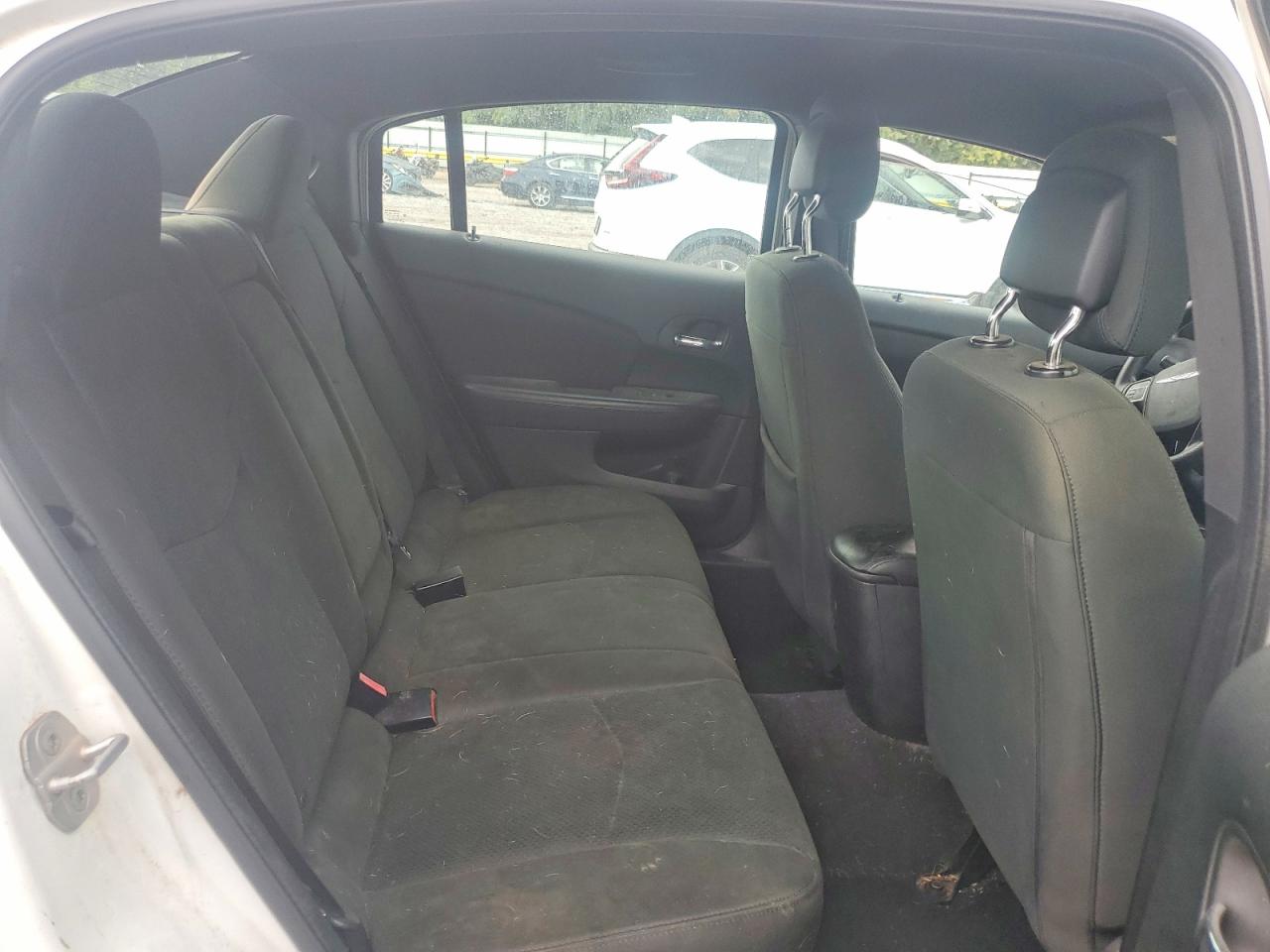 2012 Chrysler 200 Lx White vin: 1C3CCBAB4CN157963