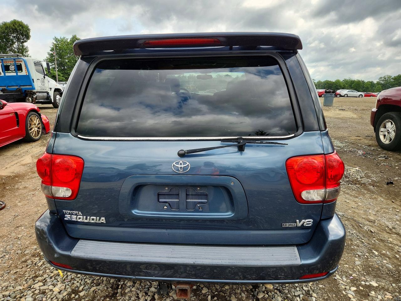 2005 Toyota Sequoia Limited Blue vin: 5TDZT38A55S258452