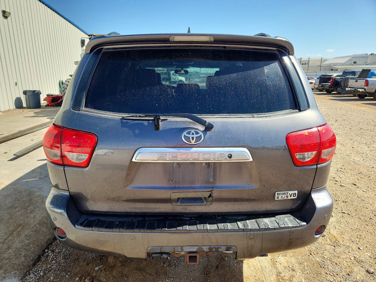 2013 Toyota Sequoia Limited Серый vin: 5TDKY5G11DS050163