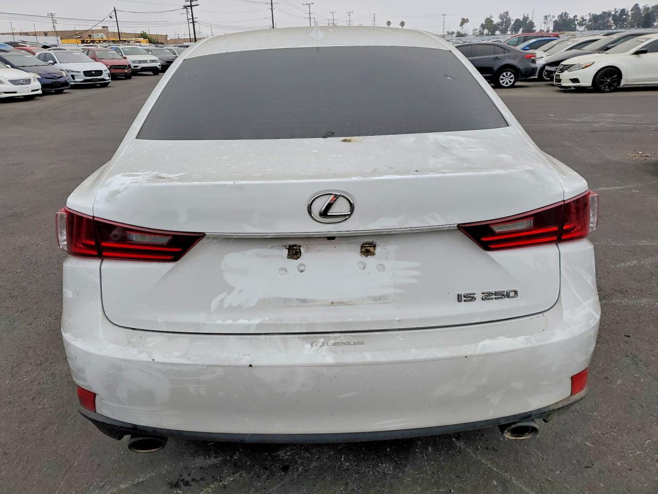 2014 Lexus Is 250 White vin: JTHBF1D22E5038508